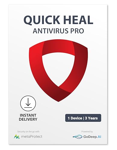 Image of Quick Heal Antivirus Pro - 1 PC, 3 Years | AI Based Device Security for Laptop | Email and Browsing Protection (Instant Delivery)