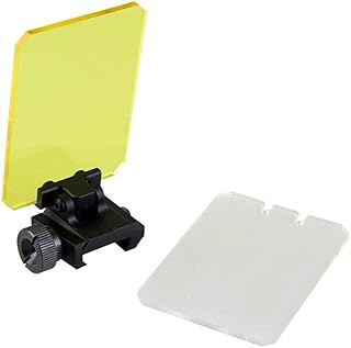 Foldable Sight Scope Lens Screen Protector Shield Panel for Airsoft Tactical Scope Red Dot - Jnrtifow