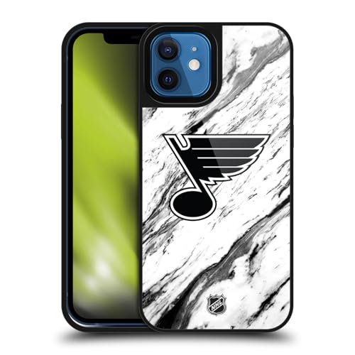 Coque NHL St Louis Blues iPhone 12 Pro en gel renforcé protection militaire design marbre