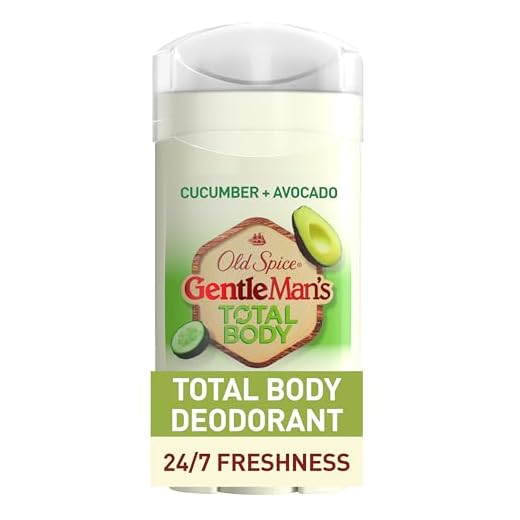 Old Spice Whole Body Deodorant Stick for Men, Aluminum Free, Cucumber + Avocado Scent, 24/7 Odor Protection, 24/7 Lasting Freshness, Dermatologist Tested, Gentle on Skin, Safe to Use All Over, 3.0 oz