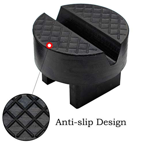 Unique Design Universal Car Jack Stand Support Pad Floor Lifting Slotted Frame Rail Protector Guard Pinch Weld Protector Rubber #TOP4