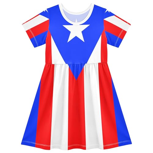 Summer Girl Dresses Short Sleeve Casual Toddler Girl Outfits Fashion Girl Clothes