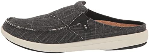 REVITALIGN Women's Siesta Canvas Mule, Black, 9 | Image 7