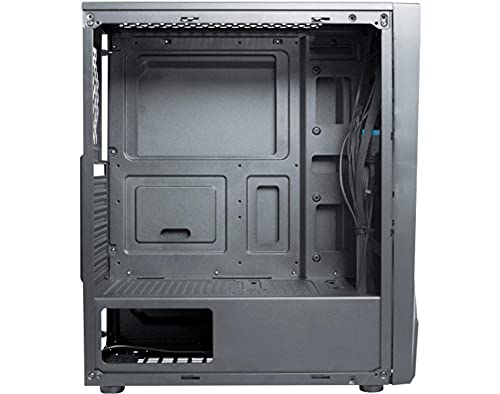 GABINETE GAMER K-MEX HAWK CG-38TJ C/FITA LED RGB - CG38TJRH004CB0X, PRETO