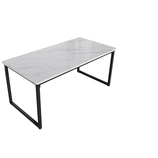 TARVIT Desk Office Computer Desk Minimalist Household Desk Marble Study Boss Desk Writing Desk