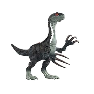 Jurassic World Dinosaurio Slasher Escapista con sonido Figura articulada de juguete que escapa de su jaula (Mattel GWD65)