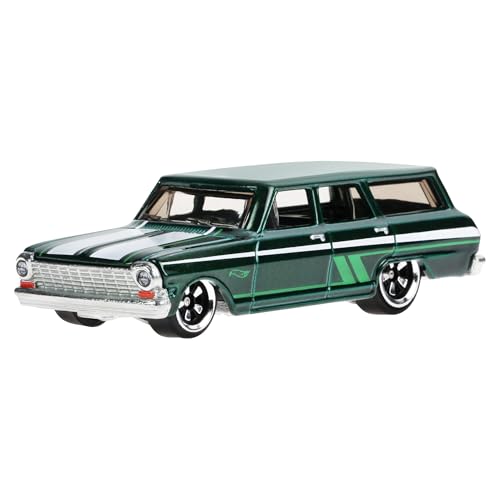 Hot Wheels 1:64 Escala, Camioneta Die-Cast Chevy Nova '64 miniatura 5