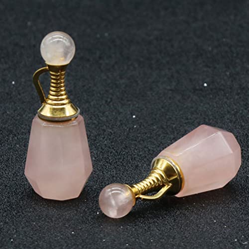 HEALLILY 4 Stks Opknoping Parfum Diffuser Leeg Glas Luchtverfrisser Etherische Olie Geur Hanger Fles Flesjes Met Caps… - Afbeelding 3