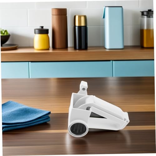 Garneck 2pcs Ralladores Giratorios de Acero Inoxidable con Mango miniatura 5