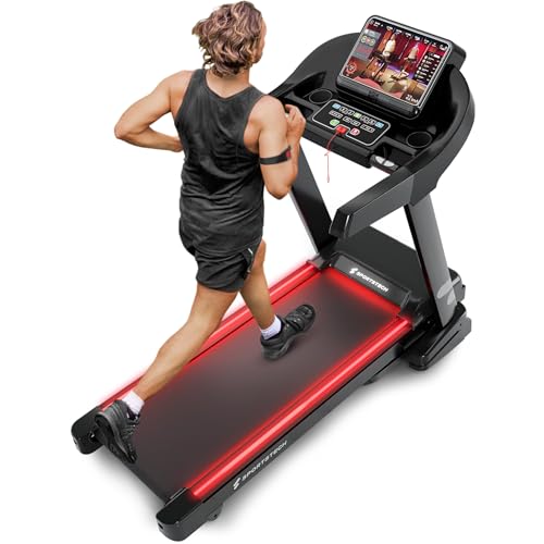 Sportstech F37s Laufband für Zuhause klappbar, Treadmill bis 20 k...