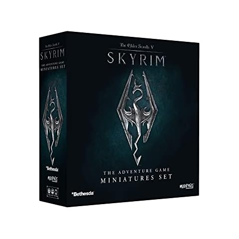 Modiphius | The Elder Scrolls: Skyrim - Juego de Mesa de Aventura - Juego de mejoras en miniaturas Cover