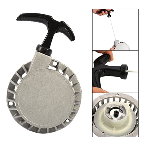 Klanata Compact Alloy Pull Starter, Recoil Start Assembly para ATVs de 49 centímetros cúbicos, Pocke