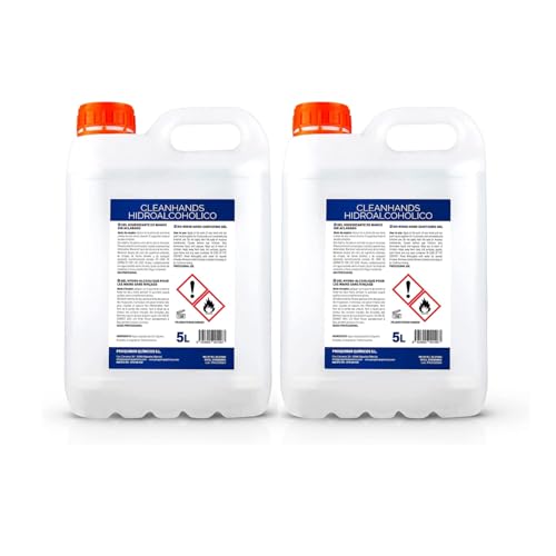 GEL HIDROALCOHÓLICO HIGIENIZANTE DE MANOS SIN ACLARADO Garrafa 10 Litros
