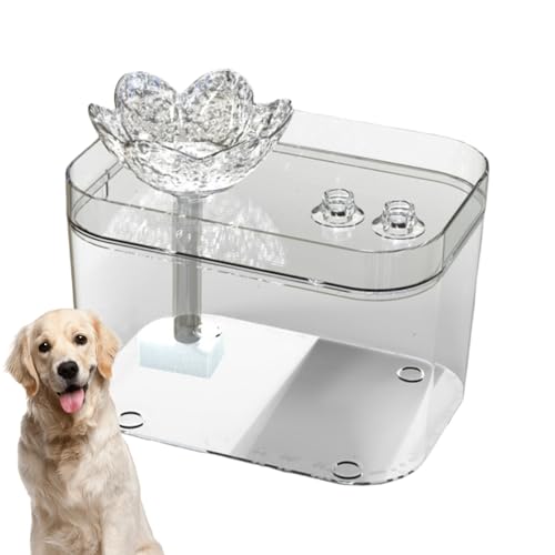 Fuente de agua automática para gatos recargable USB