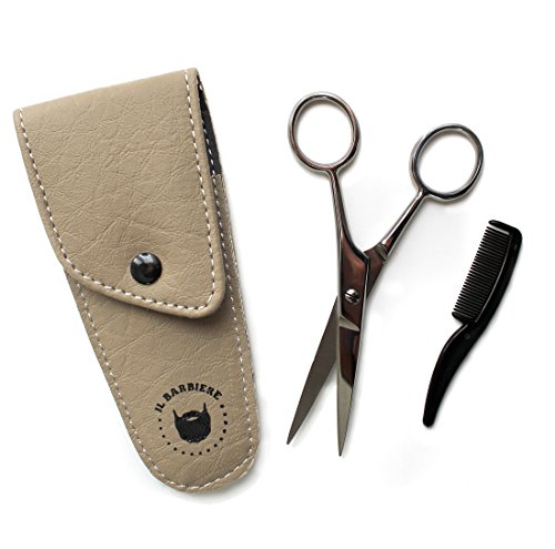 Forbici per Barba e Baffi in Acciaio Inox più