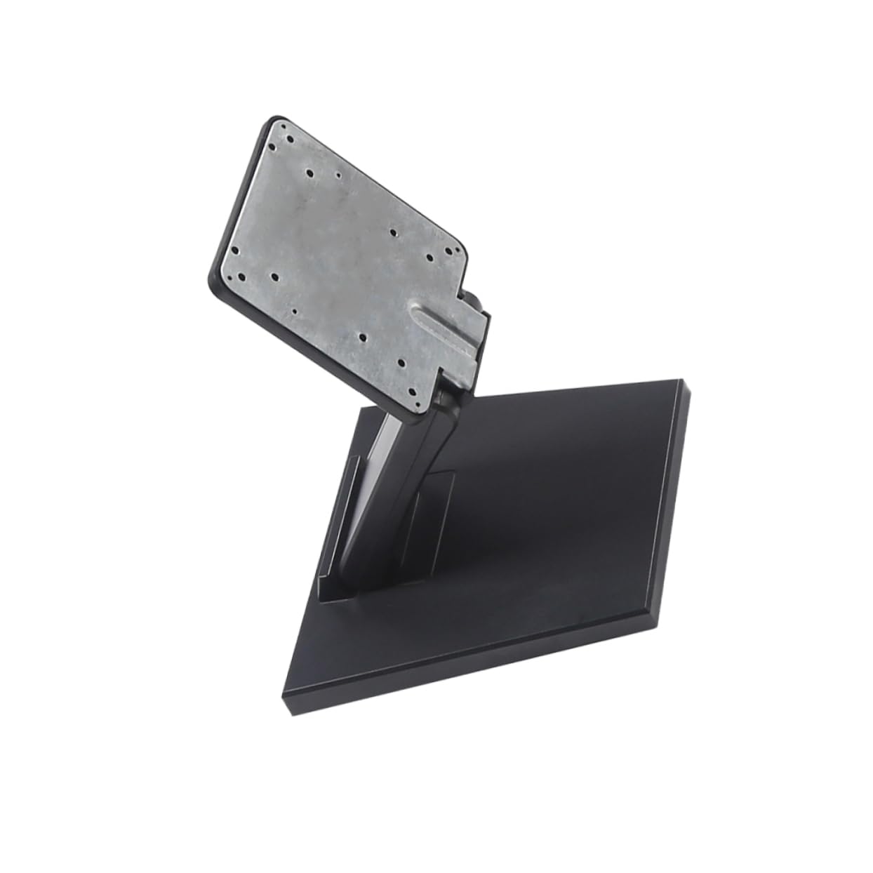 Soporte para monitor plegable de hierro negro ideal para teletrabajo en casa u oficina