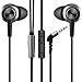Produktbild In Ear Kopfhörer, Soicear Stereo Ohrhörer mit Mikrofon & Fernsteuerung Kopfhörer Noise Cancelling Bass-Sound für iPhone, iPad, Samsung, Galaxy, Android, Smartphones, MP3 Players usw- Grau