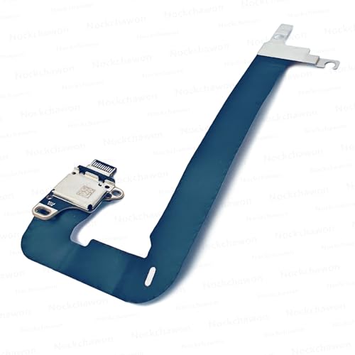 Image of I /O USB-C Power Board Jack Flex Cable 821-00482-A 821-00828-A Replacement for MacBook Retina 12 inch A1534 2016-2017 Year DC Power Jack Cable