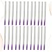 BESTYASH 100pcs Fiberglass Nail Tips for Manicure Extension Fiber for Salon Home Use Easy Application Adhesion Shape to Use