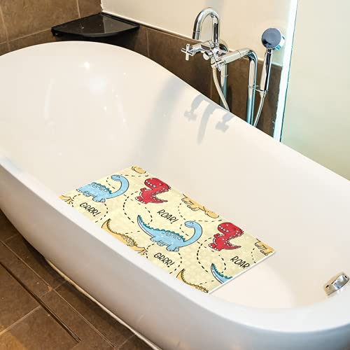 Tapis de bain dinosaure antidérapant et sain pour la douche