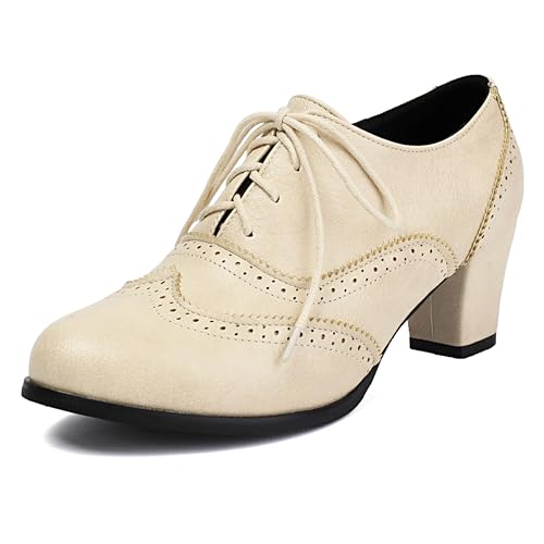 Oxfords femme talon de chaton finis les pieds douloureux au bureau chaussure taille 35-45