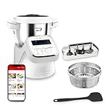 Moulinex I-Companion XL - Robot de cocina conectado, 14 funciones automáticas, capacidad para 10...