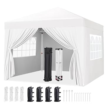 pop up canopy with removable sides