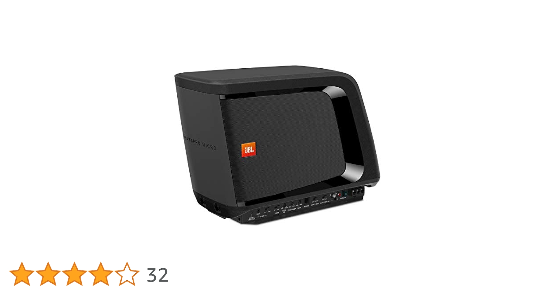 JBL Basspro Micro - Dockable Powered subwoofer System, Black