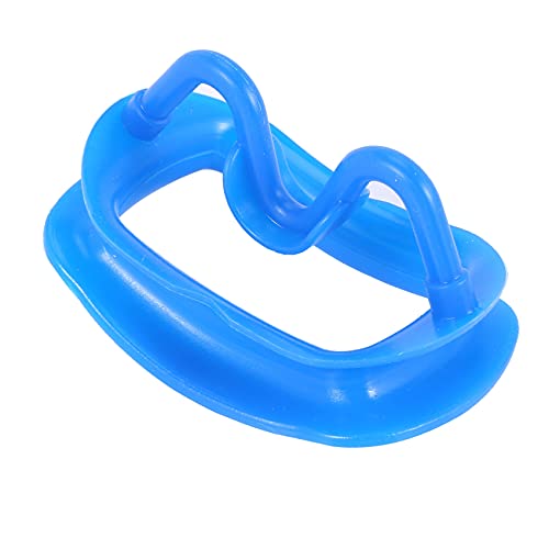 YIZAN Bleu Nouveau 1 PièCe SéRie éCarteur Dentaire en Silicone Souple Intra-Oral LèVre éCarteur de Joue Ouvre-Bouche Joue éLargir L'Orthodontie Dentaire