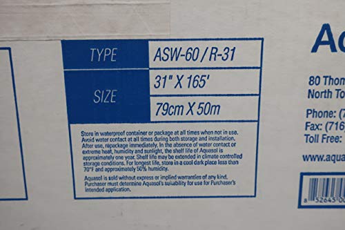 Image of AQUASOL ASW-60 /R-31 WATER SOLUBLE PAPER 31IN X 165FT