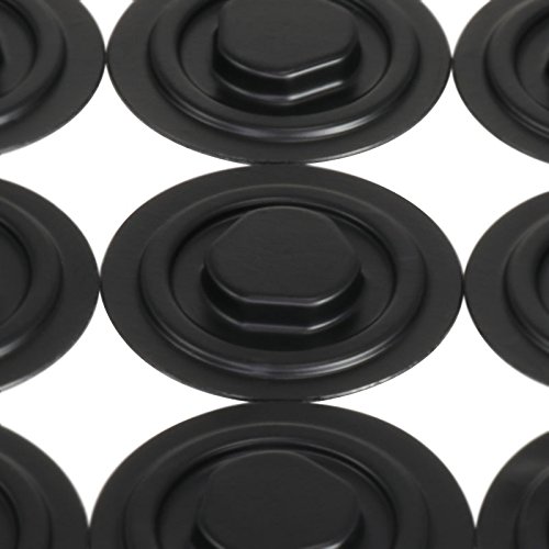 Support pour CD et DVD adhésif noir en plastique pour créer un mur de films