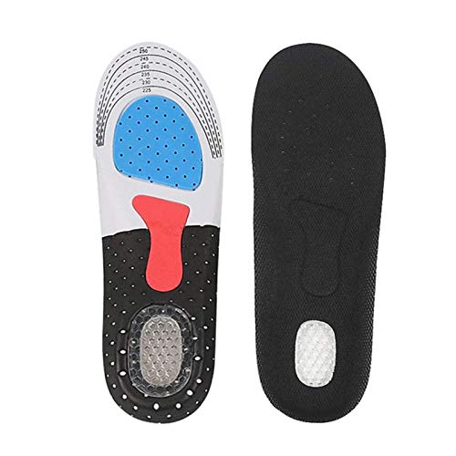 Delidge Sport Running Silicone Gel Insoles for feet Men Women for shoes sole orthopedic pad Massaging Shock Absorption arch support(Small: 225-250mm) (B08FYGH9VY) Amazon Price History, Amazon Price Tracker