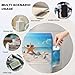 Maiyoinou Vertical Bathroom Storage Toilet Cover with Storage Bag No Tools Needed for Easy Installation Toilet Tank Cover Home Bathroom Decoration, Starfish Sunglasses