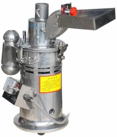 15Kg/h Automatic Continuous Hammer Mill Herb Grinder Pulverizer 110V