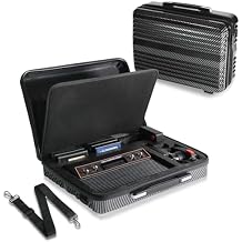 Intec Gaming Carrying Case for Atari 2600 plus, Large Capacity Storage Case Suitable for Atari 2600+ console, Joystick controller, Paddles controllers, Cartridges and Accessories.