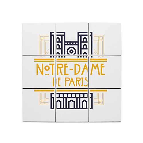 Carreaux Céramique Notre-Dame de Paris 60x60cm pour Salon et Crédence Élégante