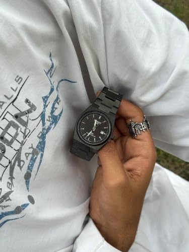 Image of PRX Quartz Watch with Green Dial, Stainless Steel