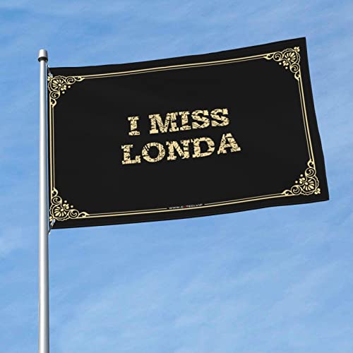 Affiche I Miss Londa Flag grand format 152x244 cm pour deco de chambre de gars