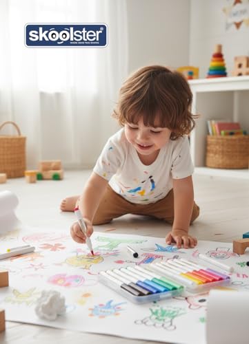 Image of Premium Acrylic Markers Set of 24 - Rich Color Variety, Quick-Dry, Soft Tip Paint Pens for Glass, Wood, Metal, Plastic, Ceramic, Stone, and Canvas, Multi-Surface Sketch Pens