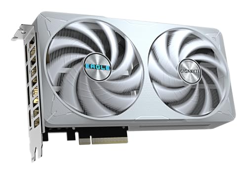 GeForce RTX 5060 Ti EAGLE OC ICE 16G Scheda Grafica – 16 GB GDDR7, 128 bit, PCI-E 5.0, 2617 MHz Frequenza del core, 3 x DisplayPort, 1 x HDMI, GV-N506TEAGLEOC ICE-16GD - Scheda video - Immagine 2