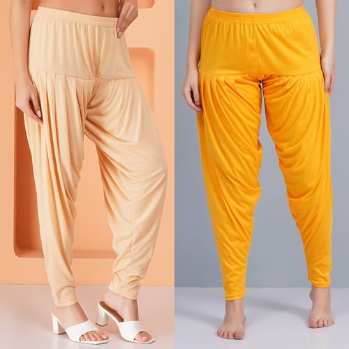 Image of Buy That Trendz Patiala Salwar for Women Relaxed Fit Viscose Patiyala Salwar Harem Bottom Pants