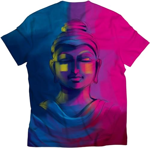 Image of STAND OUT All Over Printed Shiva, Krishna, Hanuman Hindu Gods T-Shirts