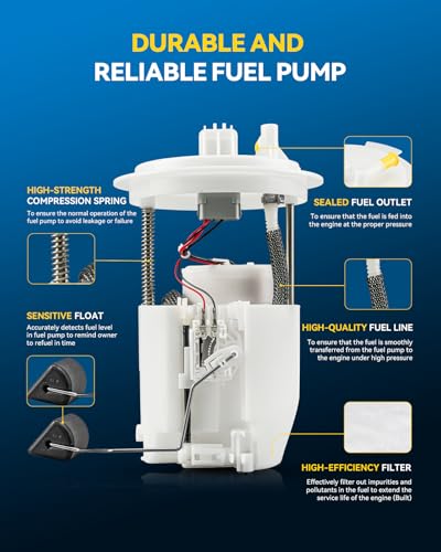 Image of PHILTOP Electric Fuel Pump Assembly FG1226 fit for Jeep Wrangler