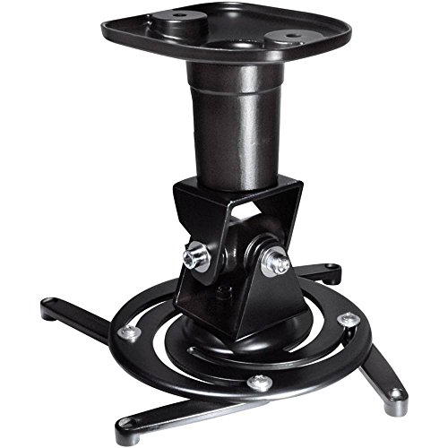 mywall H16-1SL Beamer Deckenhalterung Tragkraft 15kg Deckenabstand: 22,5 cm schwarz 20 Jahre Garantie
