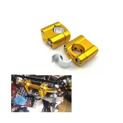Elevadores de manillar de aluminio para rutas en moto y trail 4