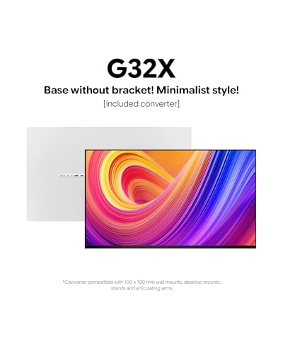 Image of G32X 32'' UHD 6K (6016 x 3384) Monitor, IPS Panel, 10-Bit Color, 99% sRGB, 98% DCI-P3, 218PPI, 60Hz, HDR, 1500:1, Eye Care, Anti-Glare (Minimalist - Without Stand x2)