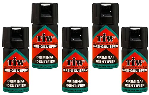 FARB-GEL Self-Defence Spray and Criminal Identifier. (5 UNIT Fami...