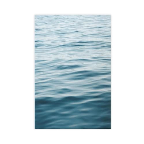 Impression photographique sur toile vagues 50,8x76,2 cm décor salon