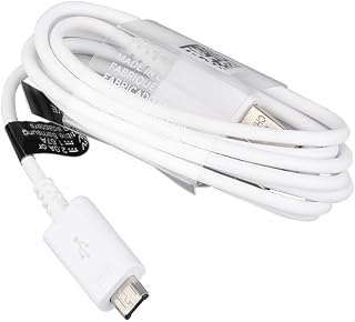 POKKA® USB Micro Cable 3A Fast Charge Data Cable For (Samsung/Xiaomi/Tablet/Android/Mobile-Phone Accessories Charger Charging USB Cable - White