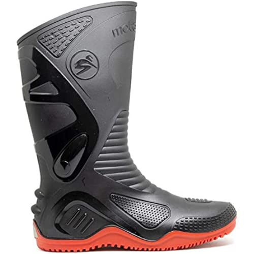 Bota Motoqueiro Motoboy Cano Longo Galocha Imperme&aacute;vel Para Chuva Motosafe Motociclista Cano Longo...